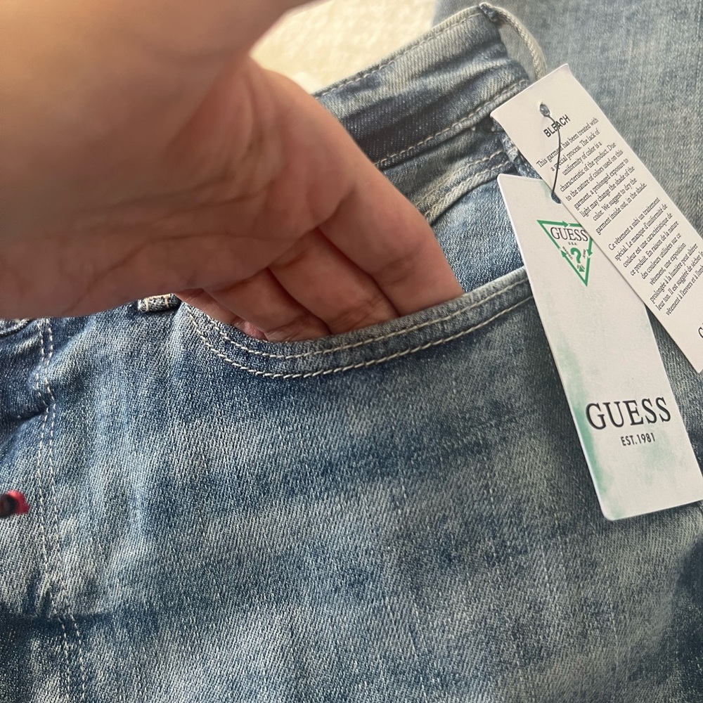 Guess Boot High Pop 70s Split Jeans - Picture 3 of 12